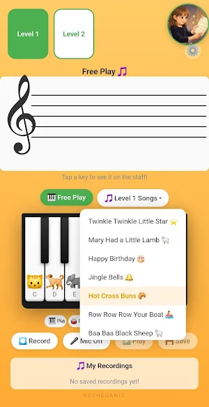 Learn Piano With Lina Screenshot 2