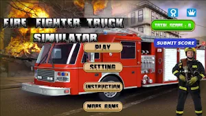 FIRE TRUCK SIMULATOR Screenshot 0