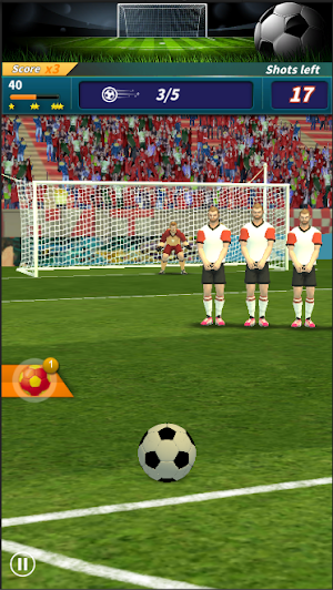Shootout:finger football Screenshot 0