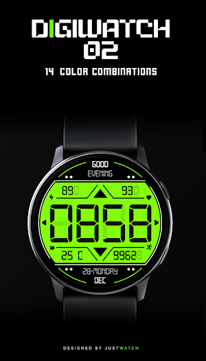 DigiWatch Digital WatchFace 02 Screenshot 2
