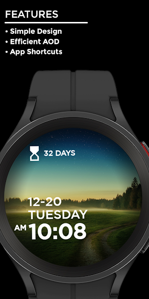 Placidnight - watch face Screenshot 1