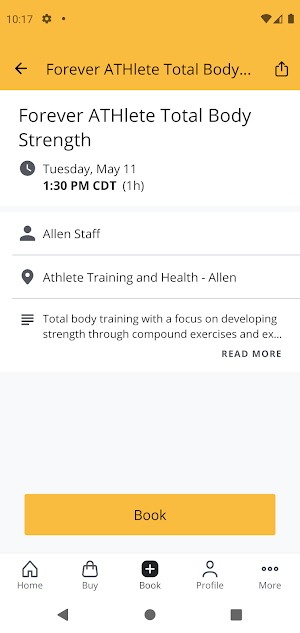 Athlete Training and Health Screenshot 2