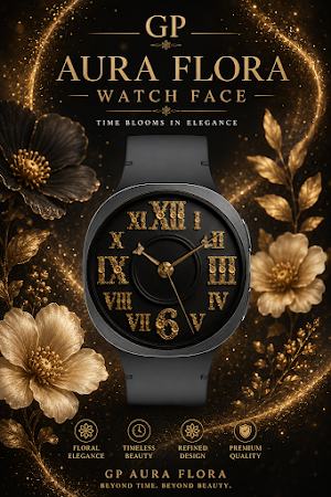 GP Aura Flora: Watch Face Screenshot 1
