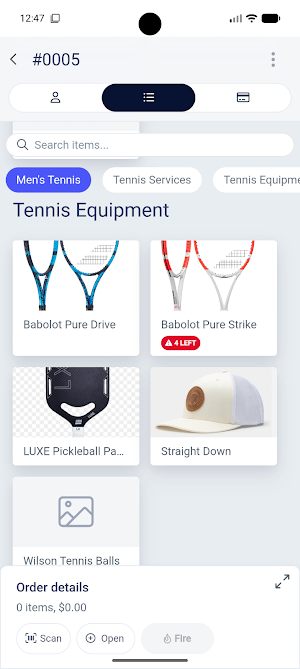 Clubspot Point of Sale Screenshot 2