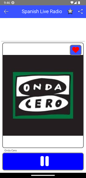 Spanish Radios Live Screenshot 0