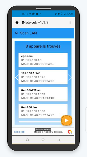 iNetwork Screenshot 2