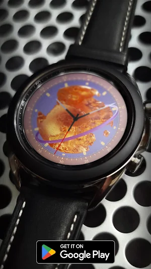 Abstract Gold Watch Face Screenshot 1