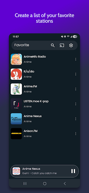 Anime Radio Simple Screenshot 2