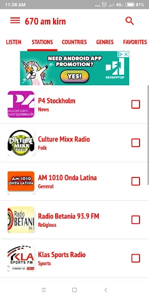 Radio Tuner For 670 am KIRN Screenshot 1