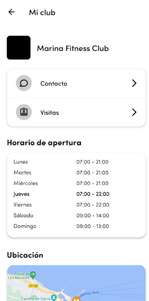 Marina Fitness Club Screenshot 1