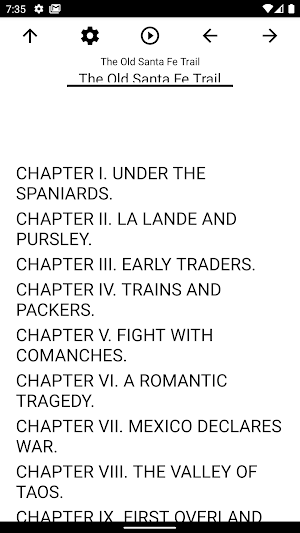 Book, The Old Santa Fe Trail Screenshot 0