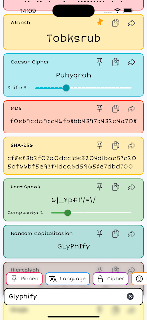 Glyphify Screenshot 1