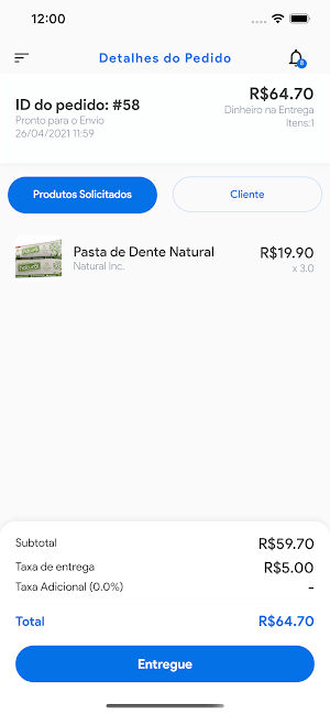 Now Delivery - Entregadores Screenshot 2