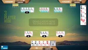 Rummy 500 card offline game Screenshot 2