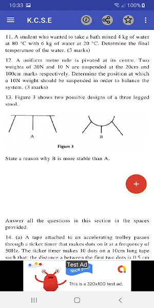 Kcse physics: past papers Screenshot 1