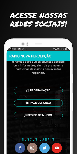 Rádio Nova Percepção Screenshot 2