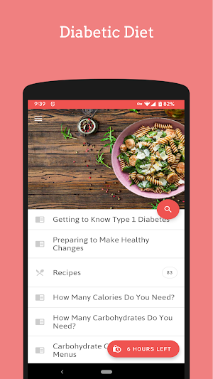 Type 1 Diabetes Cookbook Screenshot 0