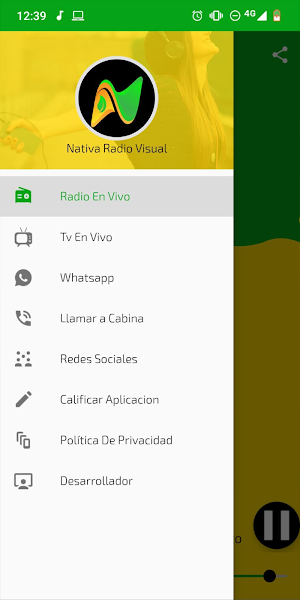 Nativa Radio Visual Screenshot 0