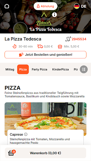 LaPizzaTedesca Sörup Screenshot 2