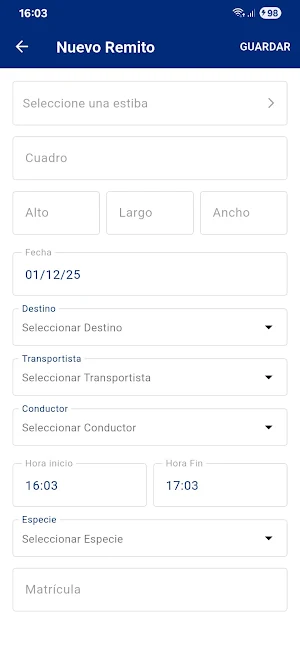 SYAF Remitos (testing) Screenshot 2