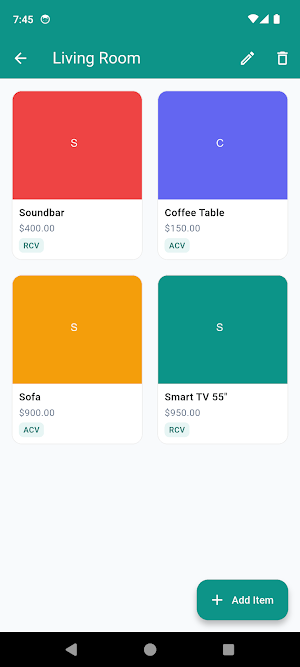HomeStock: Insurance Inventory Screenshot 1