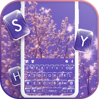 Purple Aesthetic Keyboard Background