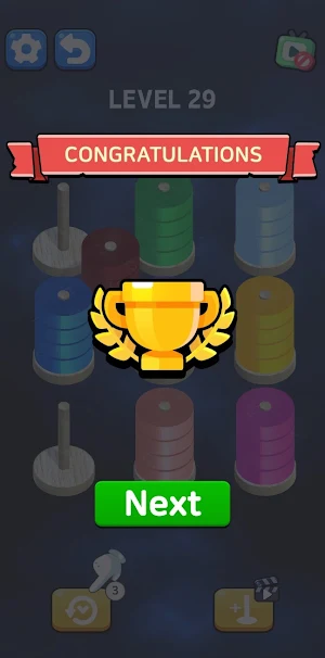 Color Puzzle: Magnet Sort Screenshot 1