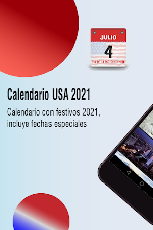 calendario usa 2021, calendario con festivos 2021 Screenshot 0