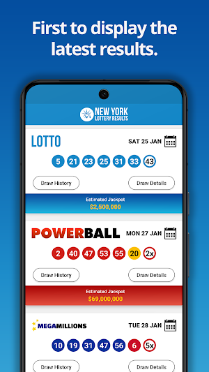 New York Lottery Results Screenshot 0