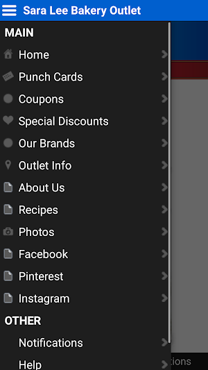 Sara Lee Bakery Outlet Screenshot 1