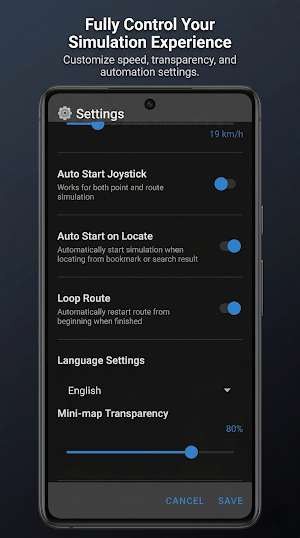 Easy GPS Mock: Joystick Screenshot 0