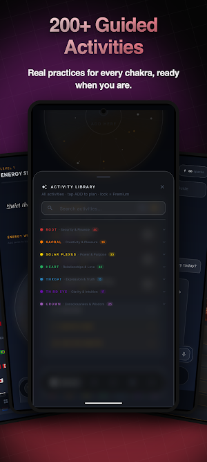 REA: Chakra Energy Planner Screenshot 1