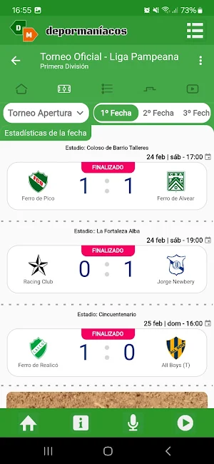 DeporMovil Screenshot 2