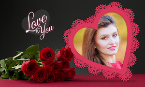 Photo Editor & Photo Frames Rose Flower Background Screenshot 2