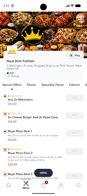 Royal Delhi Fastfood Screenshot 2