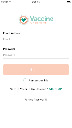 Vaccine On Demand Screenshot 0