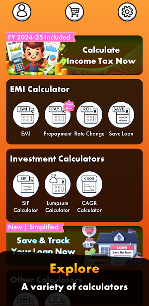 Income Tax Calculator 2024-25 Screenshot 1