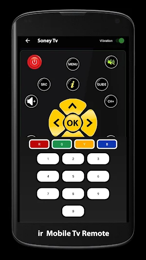 Mobile TV Remote Screenshot 2