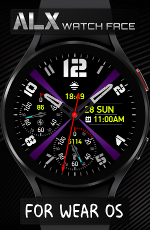 ALX15 Analog Watch Face Screenshot 2