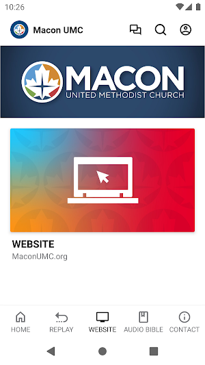 Macon United Methodist Church Screenshot 2