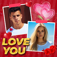 Love Photo Frames  AI Collage