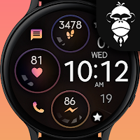 Digital Rainbow Watch Face