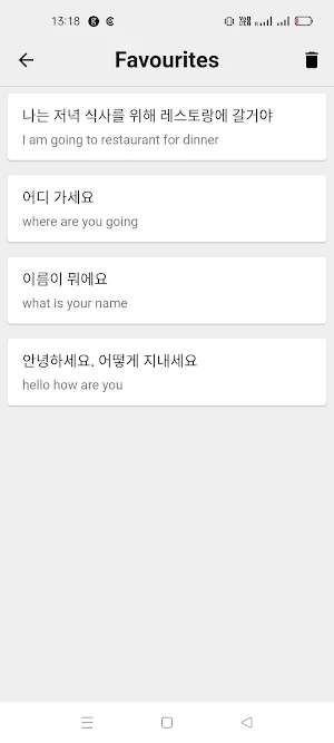 Korean To English Translator Screenshot 3