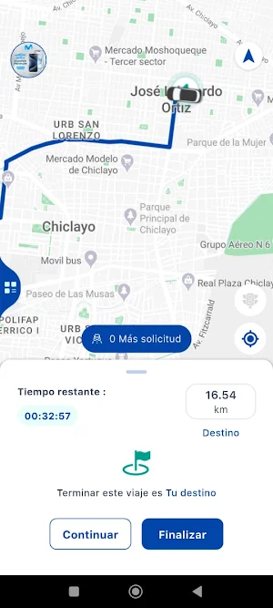 Mi Taxi Chiclayo Conductor Screenshot 2