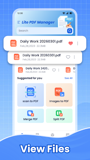 Lite PDF Manager Screenshot 0