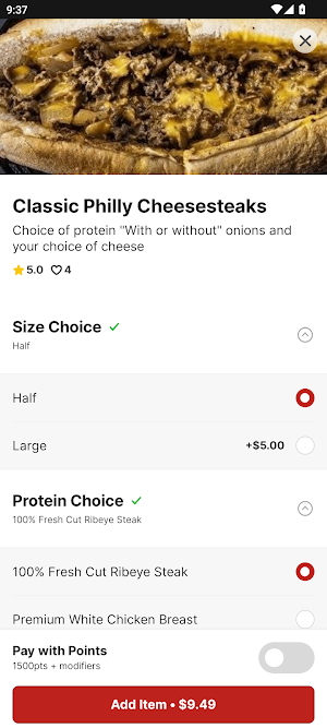 Old School Philly Cheesesteaks Screenshot 2