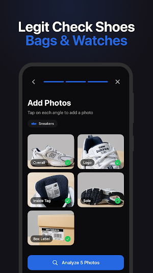 Legit Check Shoe Authenticator Screenshot 1