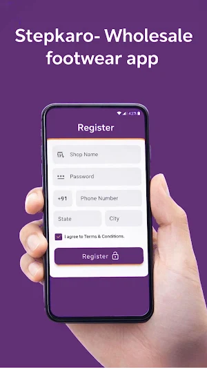 Stepkaro - B2B Footwear App Screenshot 0