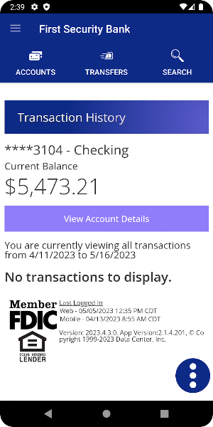 First Security Bank Missouri Screenshot 2
