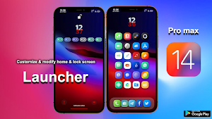 iPhone 14 Pro Max Launcher Screenshot 0